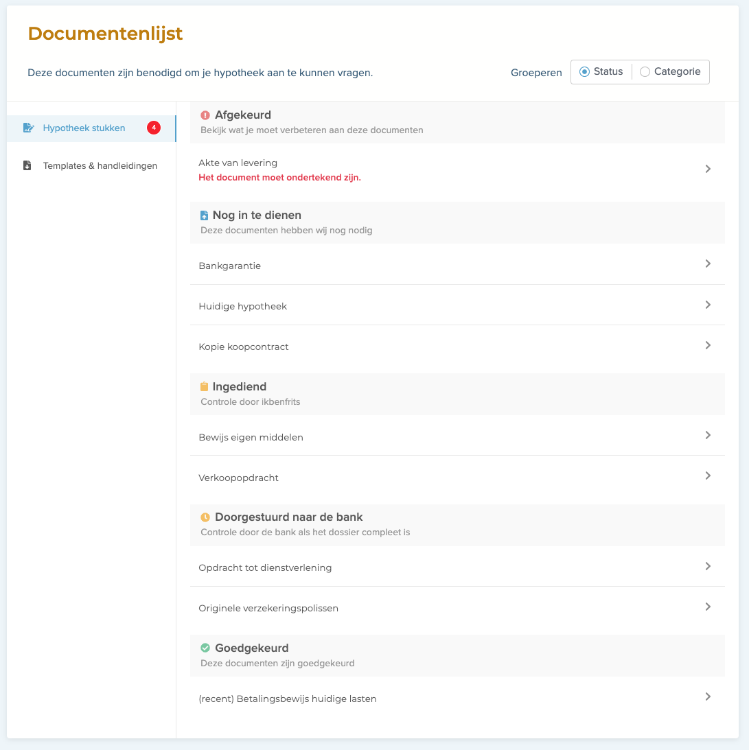 Hoe Gaat Het Aanleveren Van Documenten Voor Mijn Hypotheek In Zijn Werk ...